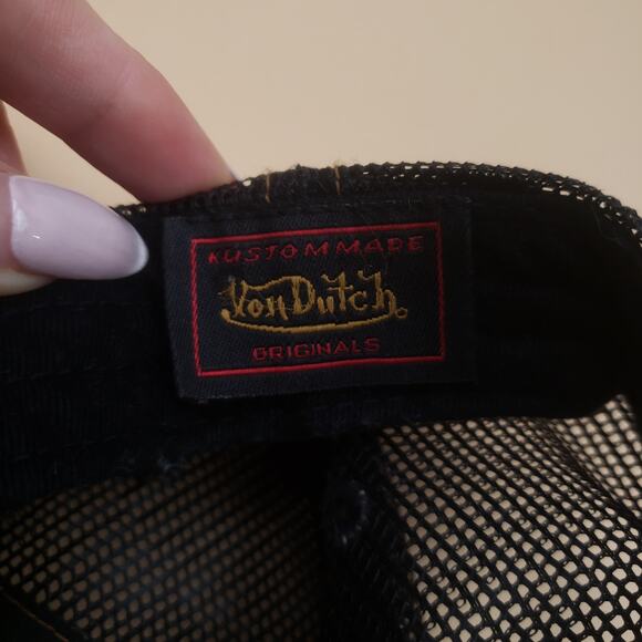 y2k Von Dutch Neon Hat Patch Embroidered Classic Custom Design OSFA Adjustable - Picture 7 of 7